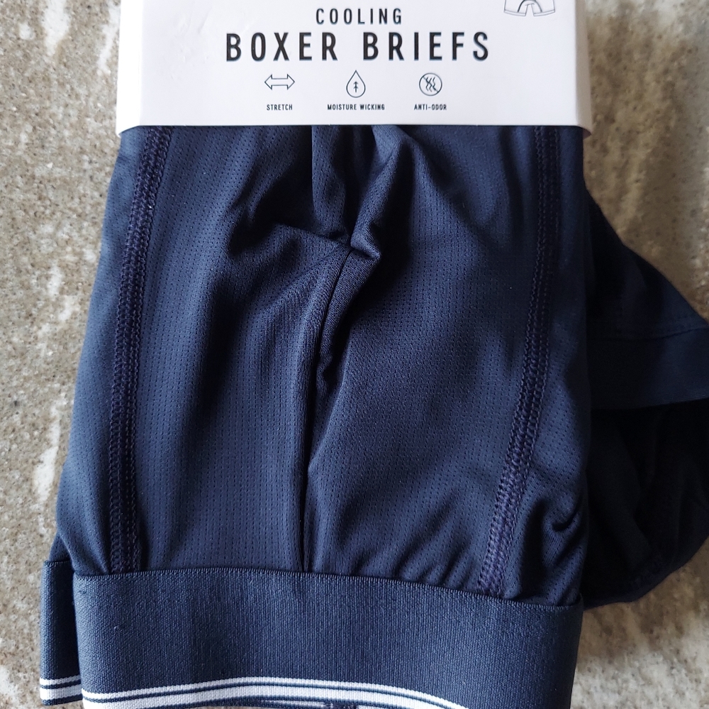 Express Men's Cooling 51/2" Boxer Brief Underwear Sixe XL New